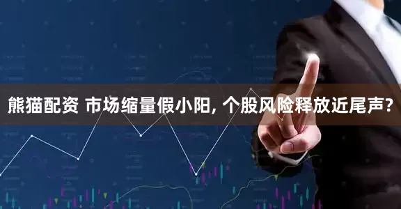 熊猫配资 市场缩量假小阳, 个股风险释放近尾声?