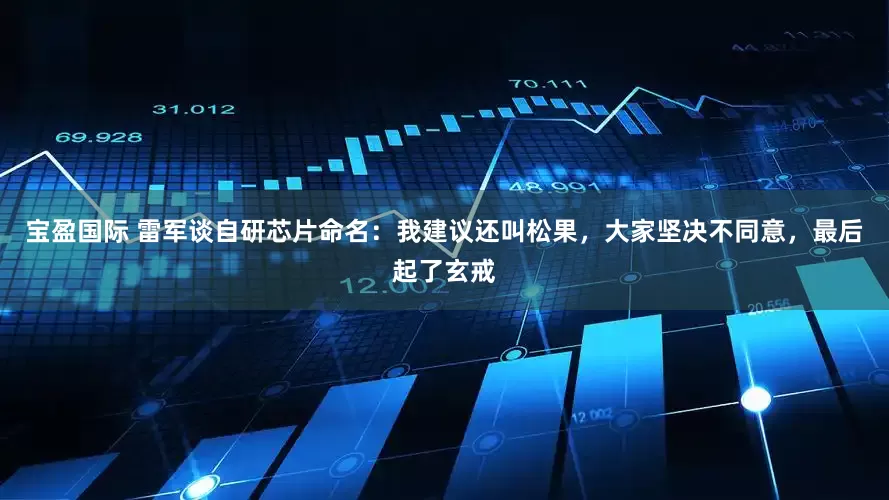 宝盈国际 雷军谈自研芯片命名：我建议还叫松果，大家坚决不同意，最后起了玄戒
