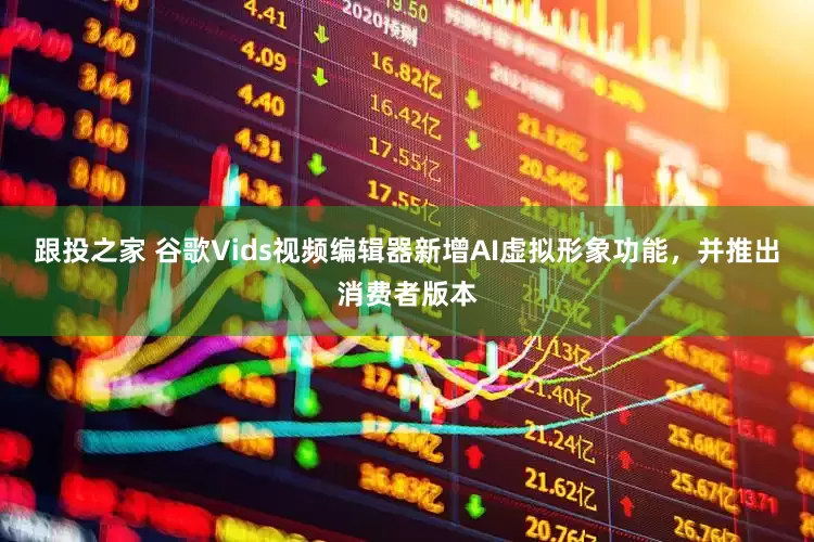 跟投之家 谷歌Vids视频编辑器新增AI虚拟形象功能，并推出消费者版本